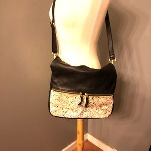 Fossil crossbody with print on front